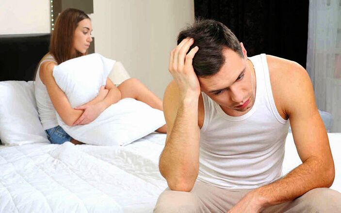 La mancanza di desiderio sessuale in un uomo è un segno indiretto di prostatite